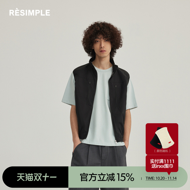 简单马甲RESIMPLE商场同款