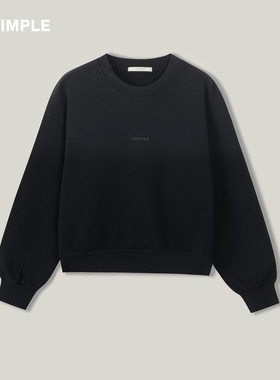 RESIMPLE简单点短款卫衣女宽松潮牌百搭休闲小个子上衣1717女装