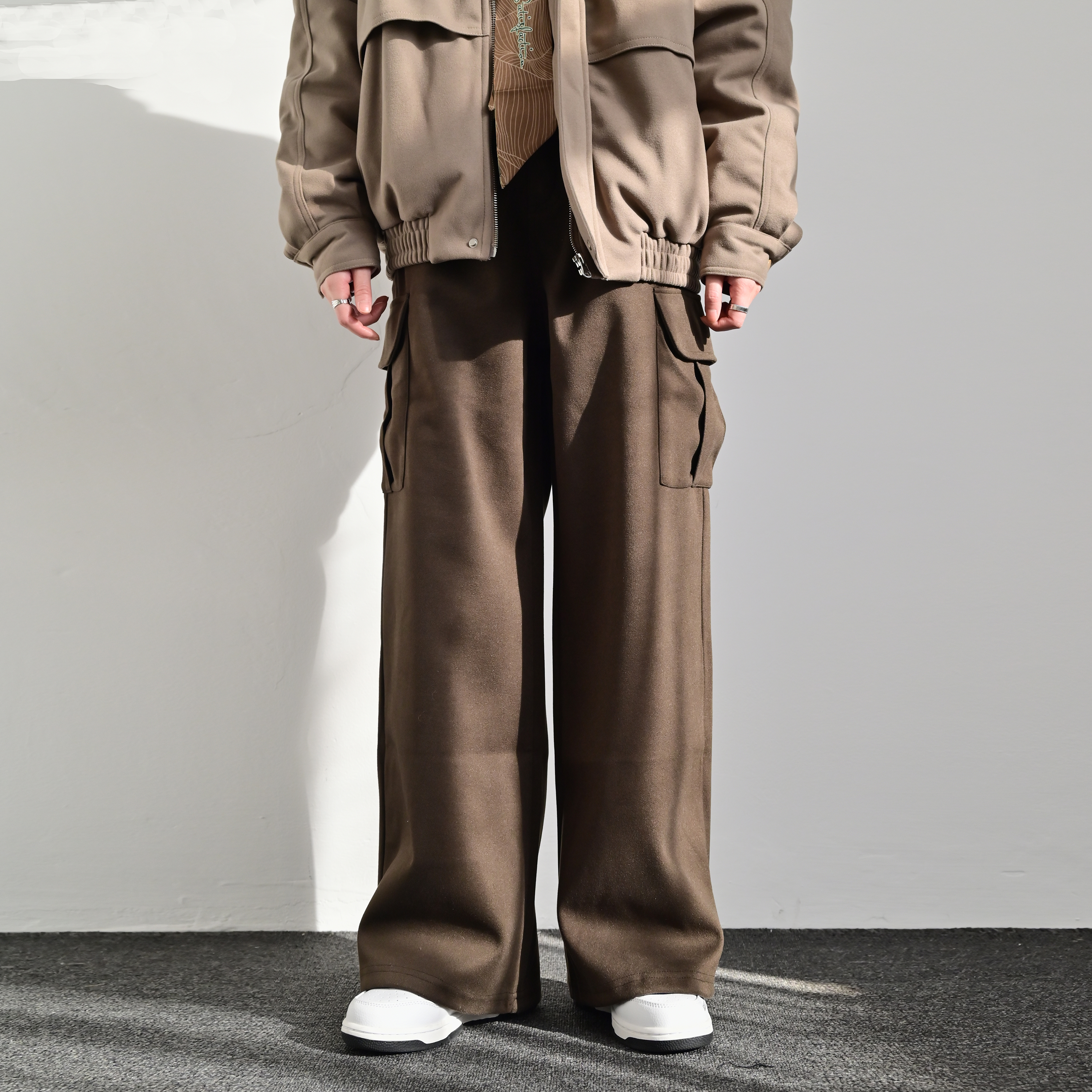 美式复古多口袋工装裤男款