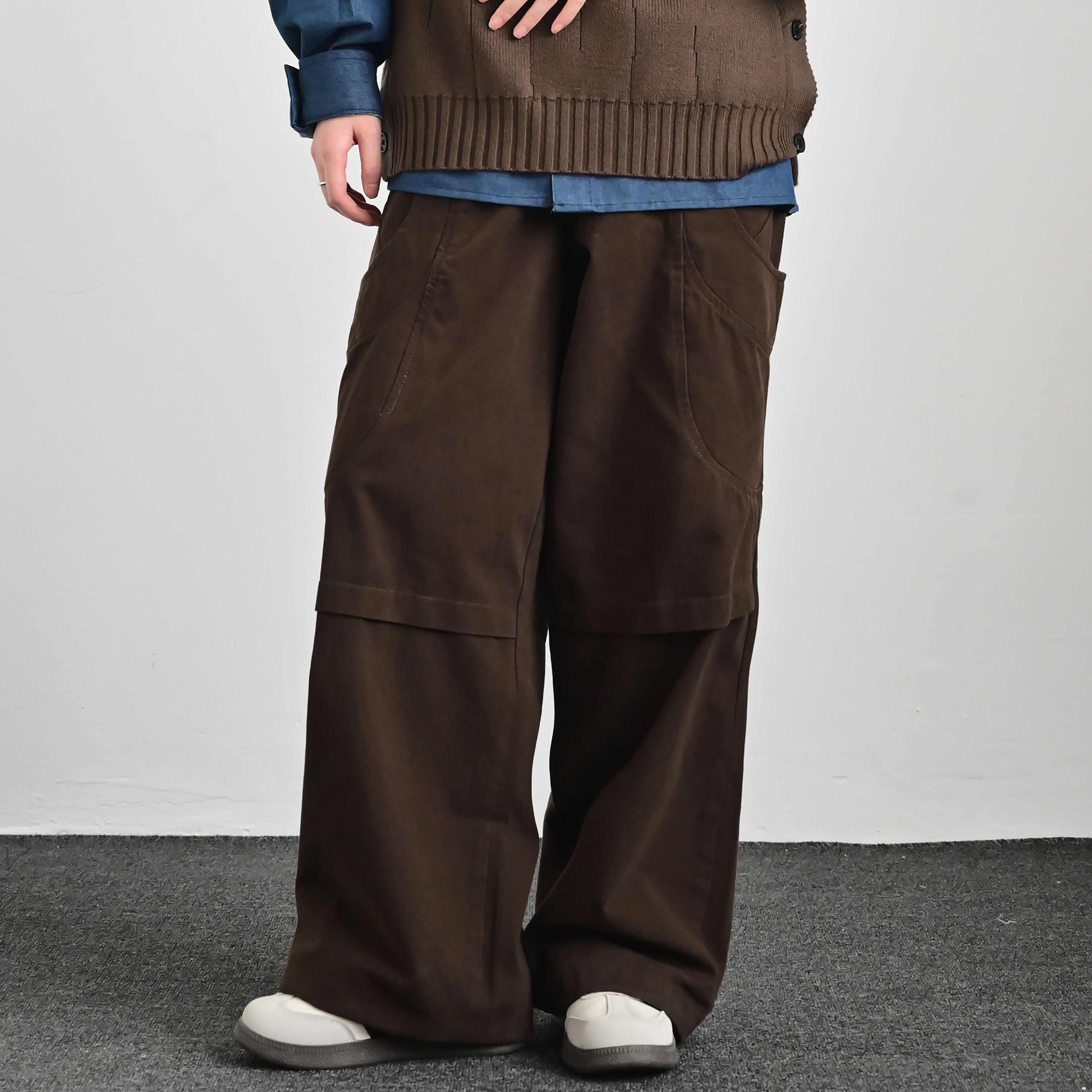 ZC原创美式复古工装裤