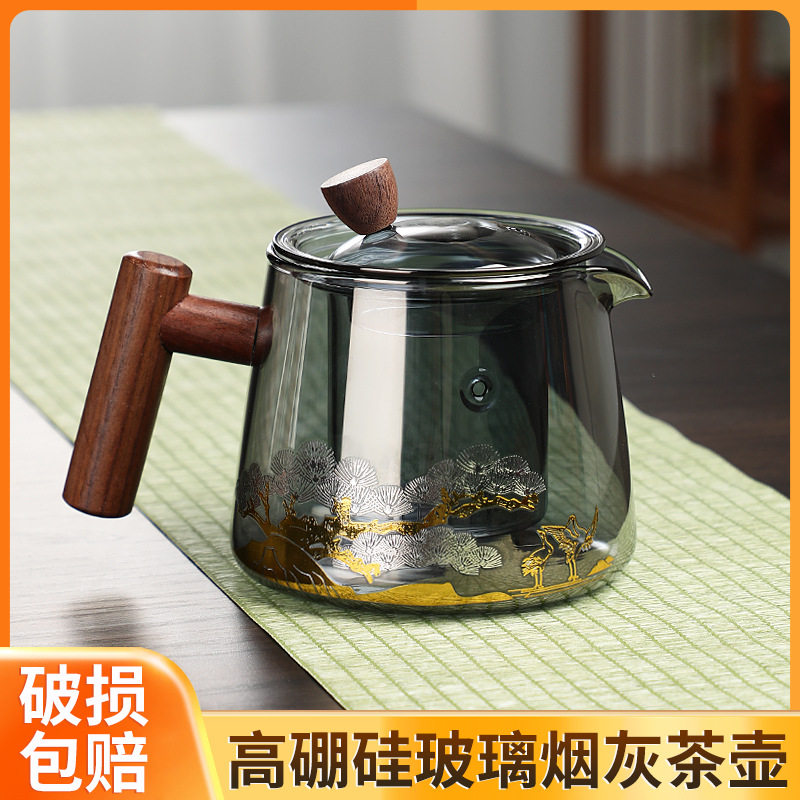 泡茶神器围炉煮茶玻璃茶壶过滤壶家用耐高温烧水壶养生壶茶壶茶具