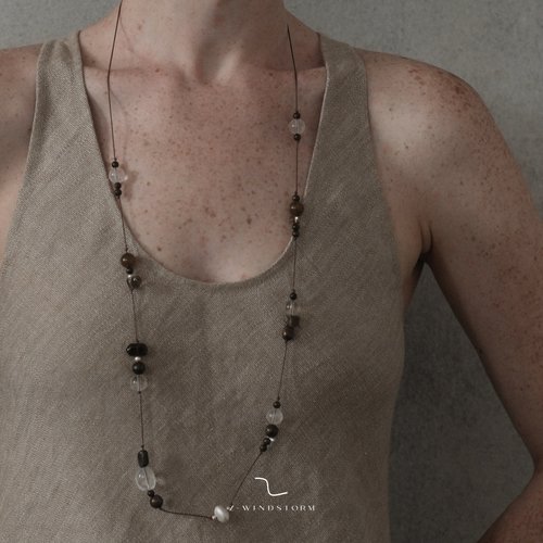 【冬季新款】材质碰撞编织项链