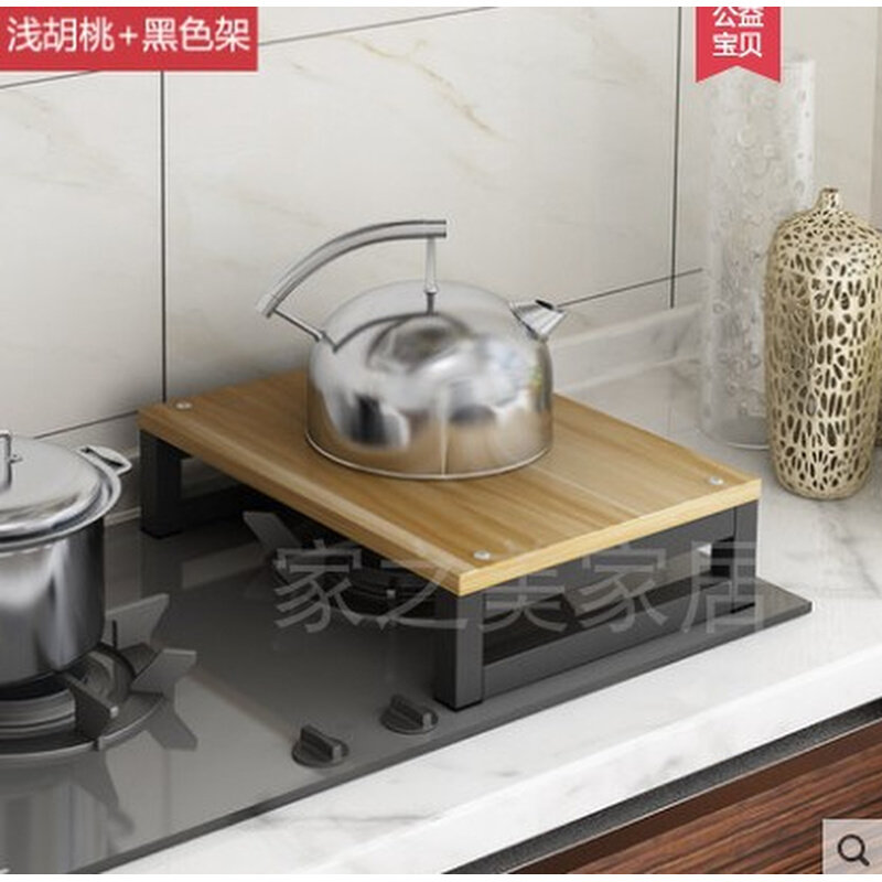 厨房置物架调料架微波炉架储y物收纳架免打孔落地双层桌面烤箱架