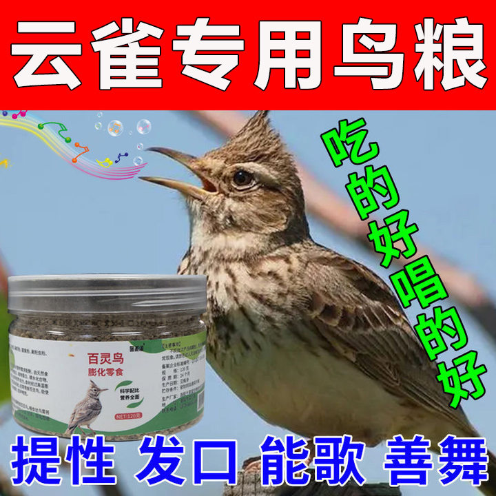 云雀鸟粮提性大叫大唱料靓羽换毛营养粮百灵鸟云雀专用鸟饲料鸟粮