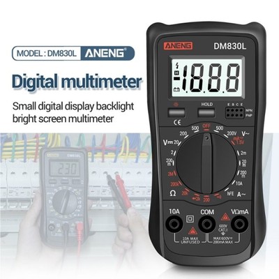 DM830L Digital Multimeter Meter Testers 1999 Count Electrica