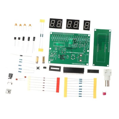 1Hz-75MHz Frequency Counter 7V-9V 50mA DIY Kit Cymometer Mod
