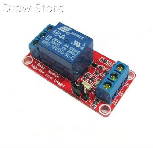 12V 1 Channel Relay Module Board Shield With Optocoupler Sup
