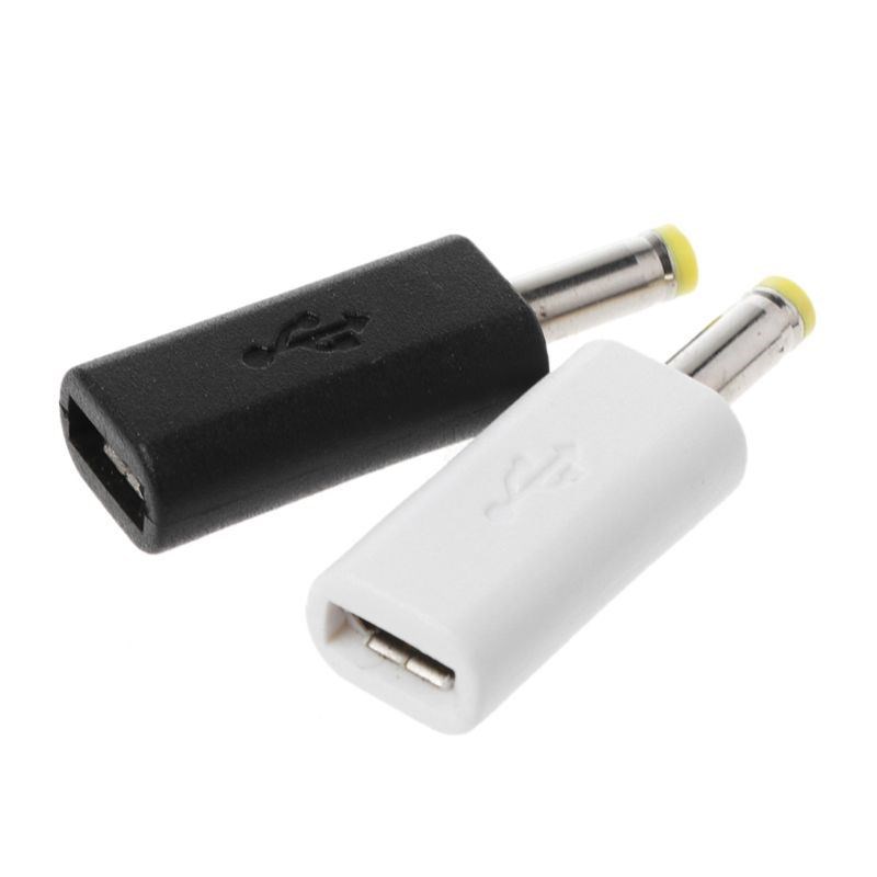 Micro USB Female To DC 4.0x1.7mm Male Plug Jack Converter Ad