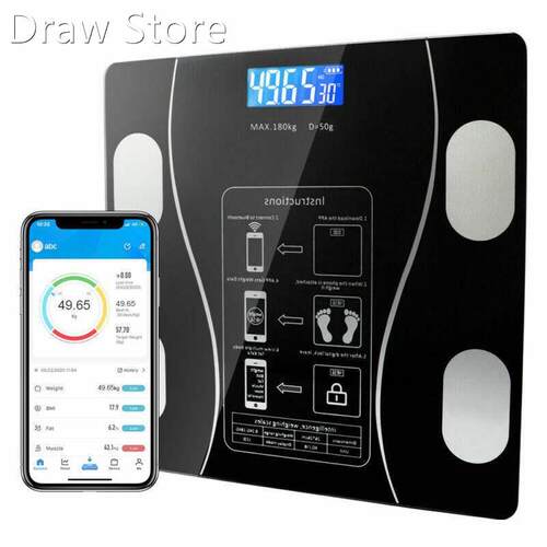 USB BlUetooth ScaleS Floor Body Weight Bathroom Scale Smart