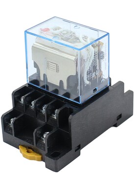 LY4NJ HH64P AC 110V 220V DC 12V DC 24V 14PIN 10A silver cont