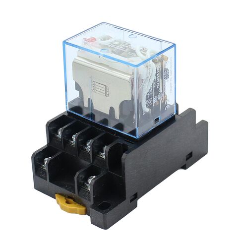 LY4NJ HH64P AC 110V 220V DC 12V DC 24V 14PIN 10A silver cont