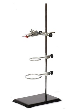 Laboratory Grade Metalware Support Stand, Cork Lined Burette