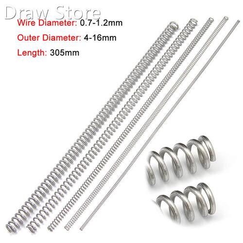 2PCS 305mm Y-shaped Compression Spring Long Pressure Spring