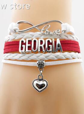 Infinity Loeve Georgiae Bracelet Fshiao1n Women And Mn Sude