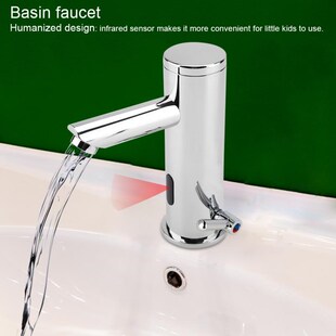 Basin Faucet Water-tap Copper AUTO Infrared Sensor Hot and C