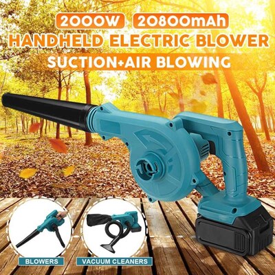 Cordless Electric Air Blower & Suction Handheld Leaf Com