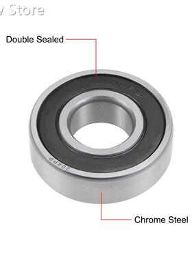 204PP Ball Bearing 20x47x14mm Double Sealed 6204-2RS Deep Gr