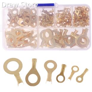 150pcs/set Ring Type Gold Terminals Golden Brass Non-insulat