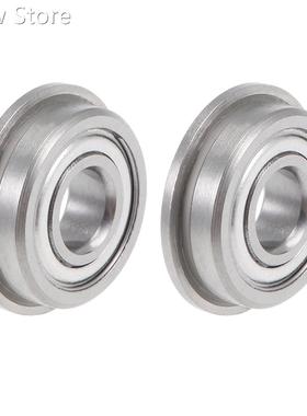 F695ZZ Flange Ball Bearing 5x13x4mm Shielded Chrome Bearings