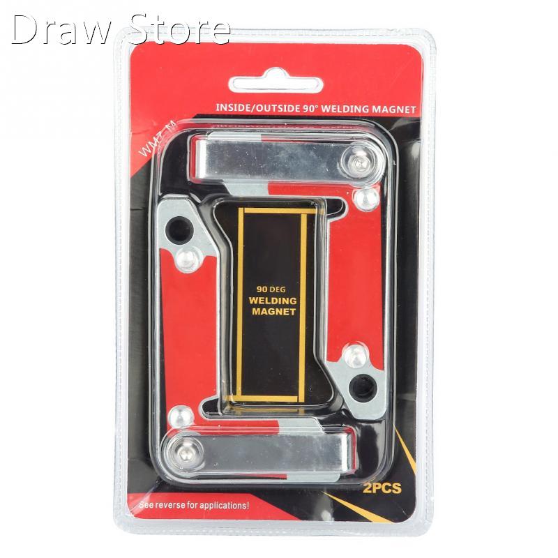 2pcs Magnet Welding Clamp Magnetic Fixer with Handle 30/60/