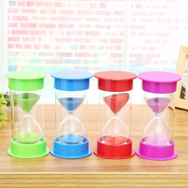Sand Hourglass 20 Minutes 12cm Count Down Timer Sand Clock T