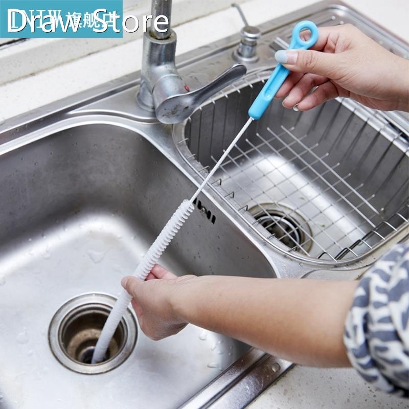 Cleaning tools Bendable sewer pipeline dredge sink hair kit