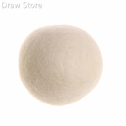 1 x 7cm Wool Dryer Balls Drying Fabric Softer Luandry Home W