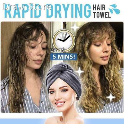 Microfiber Hair Fast Drying Dryer Towel Bath Wrap Hat swimmi