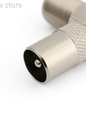 3Pecs Silver Col1or Male AFdapter F emale o TV MTal Satellit