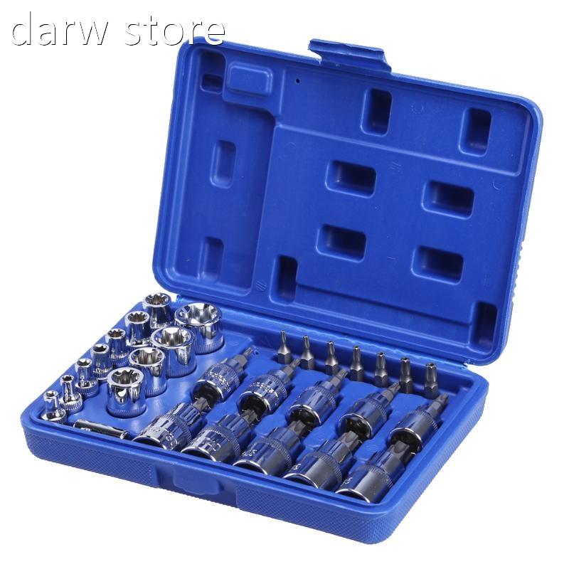 New 29cs/Box Torx  Star Scocket SrewsBit Set 1Male FPemale