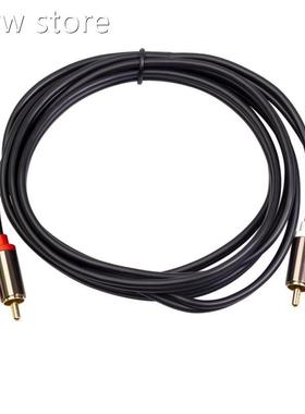 1pcs 2RCA To 2RCA Male To Male Au1 do Cabllie Gold Pated RCA