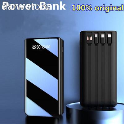 new Powe Bank 100r0001mAht TypeCa Micro USB Fs Charging Powe