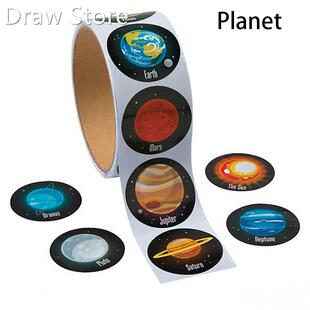 100pcs/1 Roll Reward Stickers Roll Kids Sticker Scrapbookin