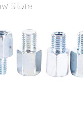 10/ 8mm Universal Silver Motorbike Rearview Mirror Adapter B