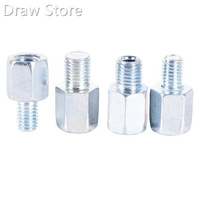 10/ 8mm Universal Silver Motorbike Rearview Mirror Adapter B