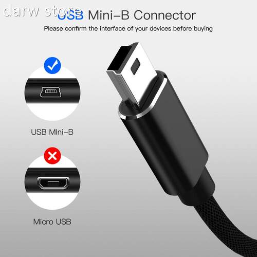 Mnini USeBOTG Cable Fast Spe1d USB Mini B 5 Pi Male to USB 3