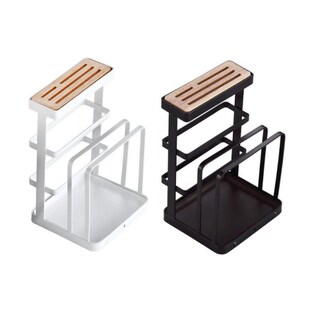 Kitchen Storage Rack Cutting Board Holder Pot Pan Organizer