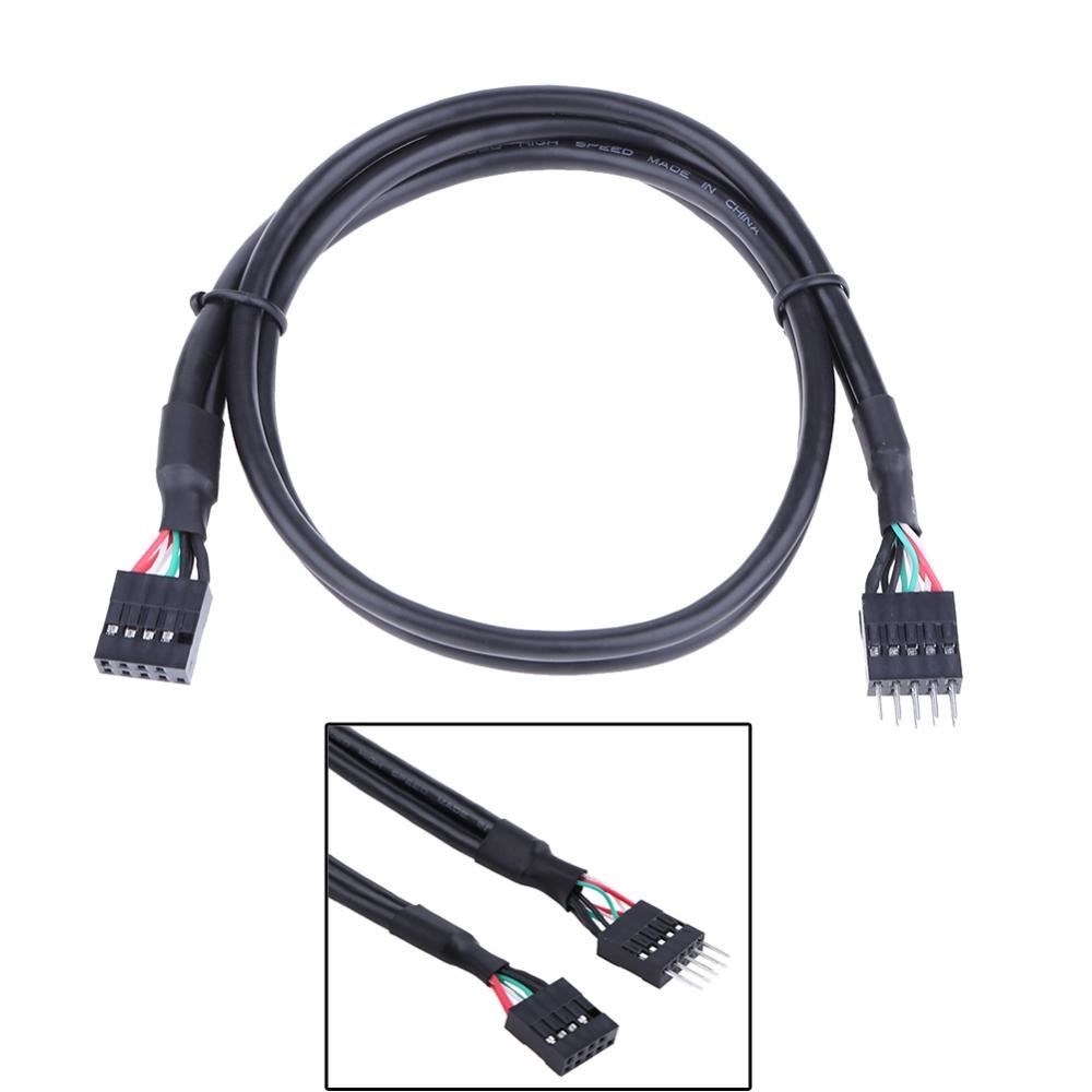 50cm/19.68'' USB 2.0 9 Pin Male to 9 Pin Female Adap