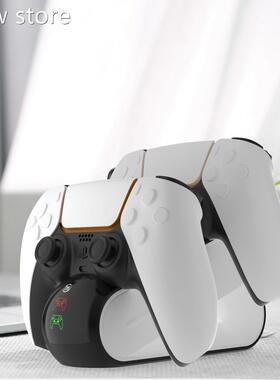 ForSon1y Playsta tin 5 PS5 Controlloer Dual Charger St andCh