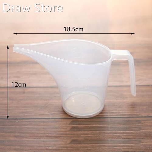500ml Tip Mouth Measuring Jug Plastic Graduated Surface Cup