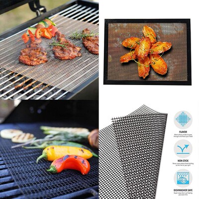 33x40cm Reusable Heat Resistant Non-stick Barbecue Baking Li