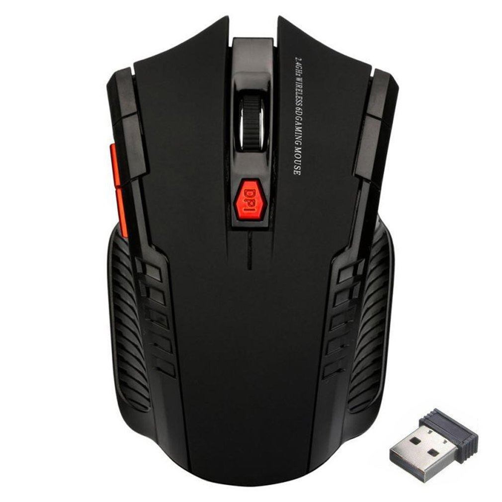 1600DPI 2.4GHz Wireless Optical Mouse Gamer for PC Gaming La
