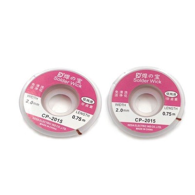 NEW 2 Pcs Soldering Wick Wire TS Designer 2.0mm New Desolder