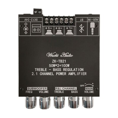 ZK-TB21 TPA3116D2 Bluetooth 5.0 Subwoofer Amplifier Board 50