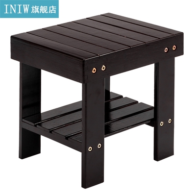 New Children Bench Stool Bamboo Coffee Children's 28 Sma
