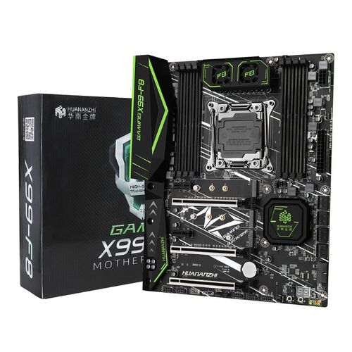 X99 F8D Intel Motherboard LGA 2011-3 NVME M.2 Slot Support 4