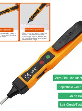 VD-07 AC/DC Voltage Meter Electric Compact Pen Voltage Batte