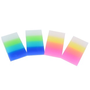 1pcs Creative Rainbow Candy Color Eraser Children Stationery