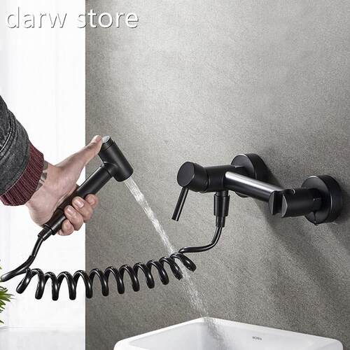 Black Tolet Portablde Bidet 1Shower head Haneld hBiidet spra