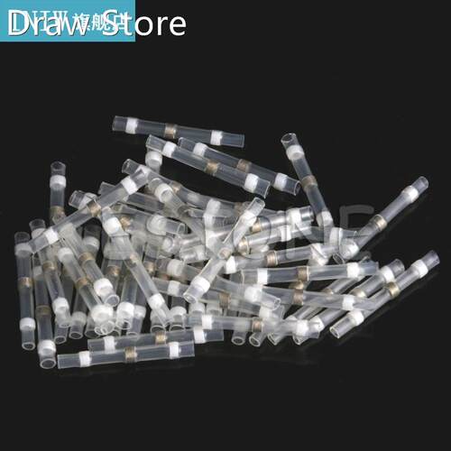 50Pcs 26-24AWG Waterproof Heat Shrink Butt Wire Splice Solde